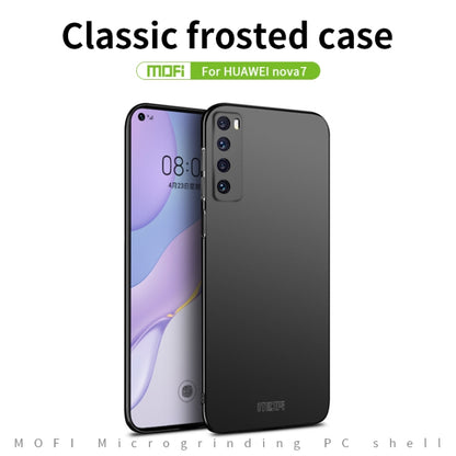 For Huawei Nova 7 MOFI Frosted PC Ultra-thin Hard Case(Red) - Huawei Cases by MOFI | Online Shopping South Africa | PMC Jewellery