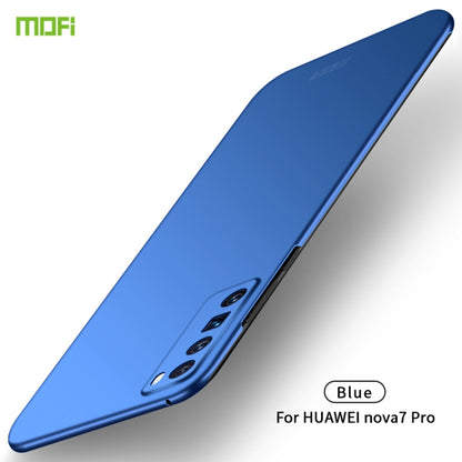 For Huawei Nova 7 Pro MOFI Frosted PC Ultra-thin Hard Case(Blue) - Huawei Cases by MOFI | Online Shopping South Africa | PMC Jewellery