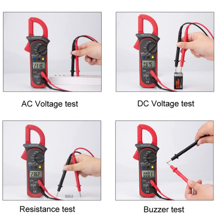 ANENG ST201 AC And DC Digital Clamp Multimeter Voltage And Current Measuring Instrument Tester( Blue) - Digital Multimeter by ANENG | Online Shopping South Africa | PMC Jewellery | Buy Now Pay Later Mobicred