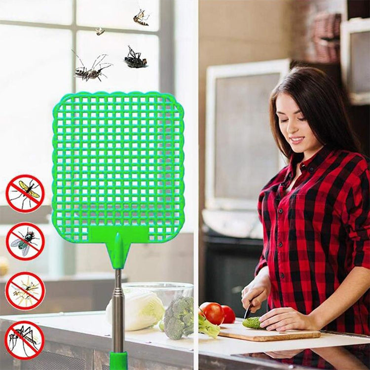 Creative Retractable Plastic Fly Swatter Summer Supplies Mosquito Swatter(Red) - Fly Swatter by PMC Jewellery | Online Shopping South Africa | PMC Jewellery | Buy Now Pay Later Mobicred