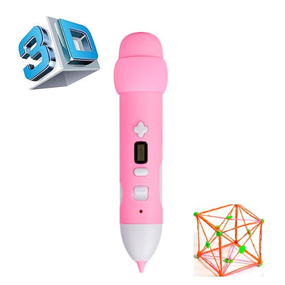 Low Temperature 3D Printing Pen Wireless Charging Printing Pen(Pink) - 3D Printer by PMC Jewellery | Online Shopping South Africa | PMC Jewellery | Buy Now Pay Later Mobicred