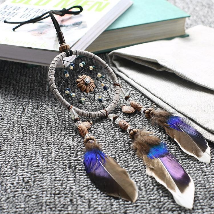 Vintage Literary Pumpkin Handmade Car Pendant Dream Catcher - Wind Chimes & Hanging Decorations by PMC Jewellery | Online Shopping South Africa | PMC Jewellery | Buy Now Pay Later Mobicred