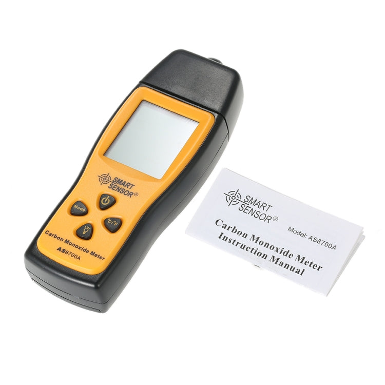 Smart Sensor AS8700A Handheld Carbon Monoxide Meter High Precision Digital CO Leak Detector Analyzer,  Sound  Light Alarm, Range: 0-1000ppm - Gas Monitor by BENETECH | Online Shopping South Africa | PMC Jewellery | Buy Now Pay Later Mobicred