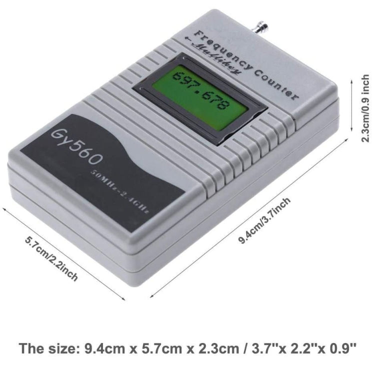 GY560  Portable Handheld Frequency Meter Walkie-talkie Frequency Measurement Tool - Other Tester Tool by PMC Jewellery | Online Shopping South Africa | PMC Jewellery | Buy Now Pay Later Mobicred