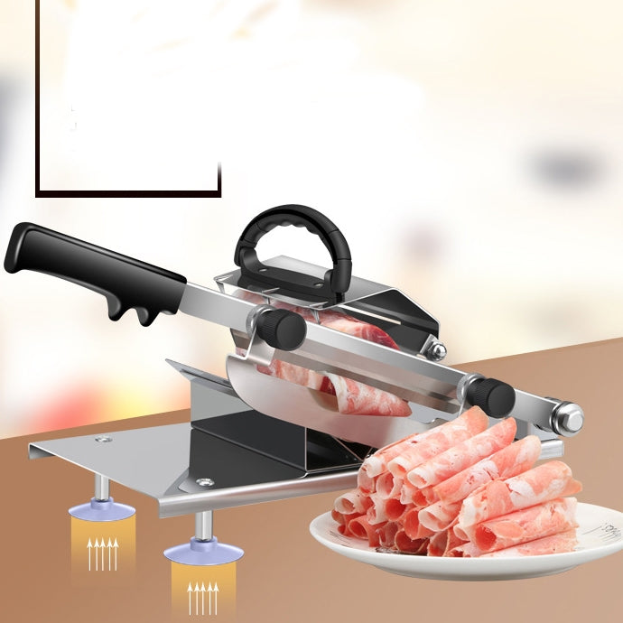 Alloy Stainless Steel Household Manual Thickness Adjustable Meat Vegetables Slicer Meat Slicing Machine(Silver) - Stirrer & Squeezer by PMC Jewellery | Online Shopping South Africa | PMC Jewellery | Buy Now Pay Later Mobicred