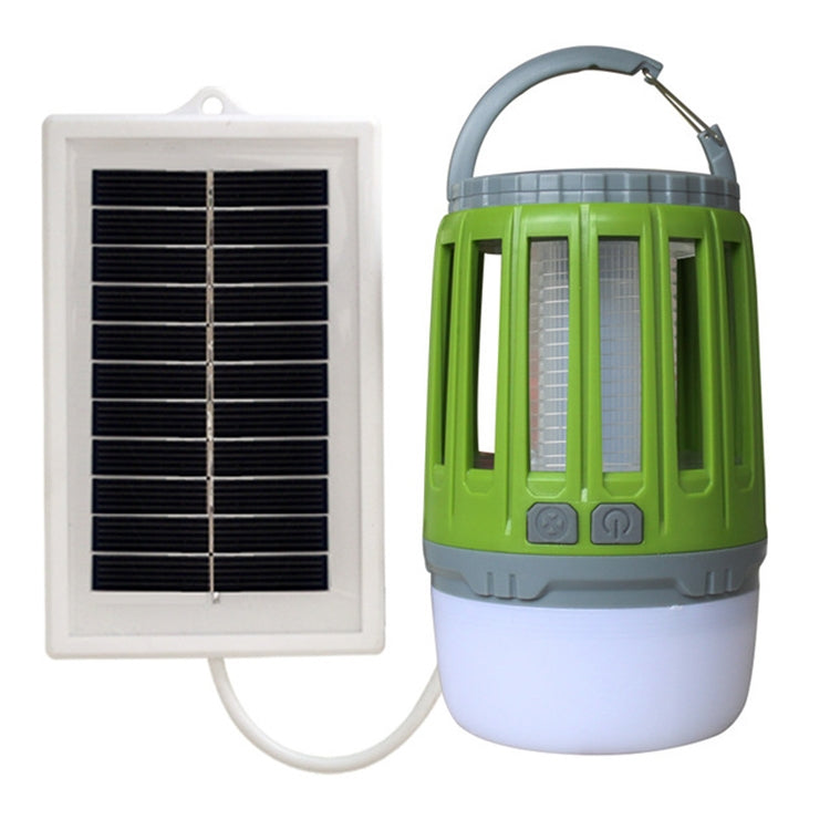 Solar Power Mosquito Killer Outdoor Hanging Camping Anti-insect Insect Killer, Color:Green + Solar Panel - Outdoor Insect Repellent by PMC Jewellery | Online Shopping South Africa | PMC Jewellery | Buy Now Pay Later Mobicred