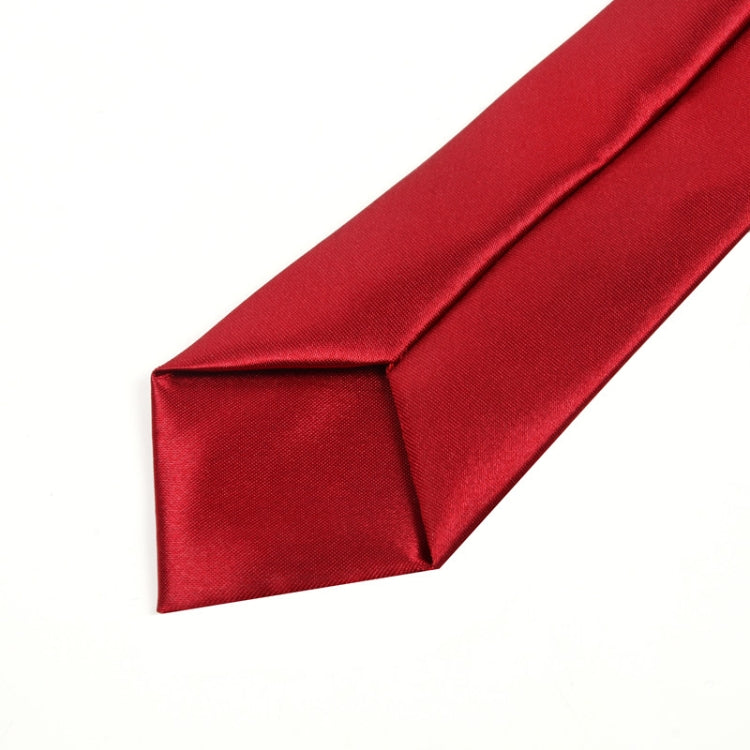 Solid Color Casual Rubber Band Lazy Tie for Children(Red) - Tie clip by PMC Jewellery | Online Shopping South Africa | PMC Jewellery