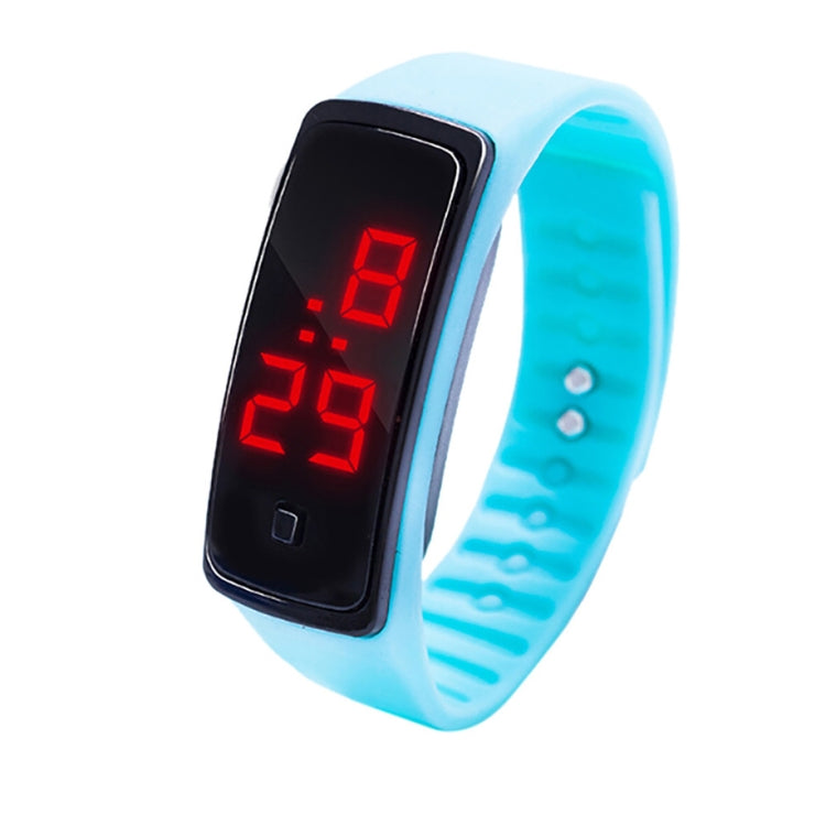 LED Digital Display Silicone Bracelet Children Electronic Watch(Green) - Silicone Strap Watches by PMC Jewellery | Online Shopping South Africa | PMC Jewellery | Buy Now Pay Later Mobicred