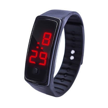 LED Digital Display Silicone Bracelet Children Electronic Watch(Light Blue) - Silicone Strap Watches by PMC Jewellery | Online Shopping South Africa | PMC Jewellery | Buy Now Pay Later Mobicred