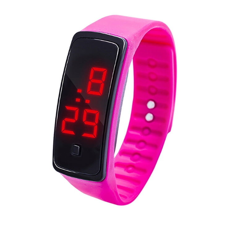 LED Digital Display Silicone Bracelet Children Electronic Watch(Purple) - Silicone Strap Watches by PMC Jewellery | Online Shopping South Africa | PMC Jewellery | Buy Now Pay Later Mobicred