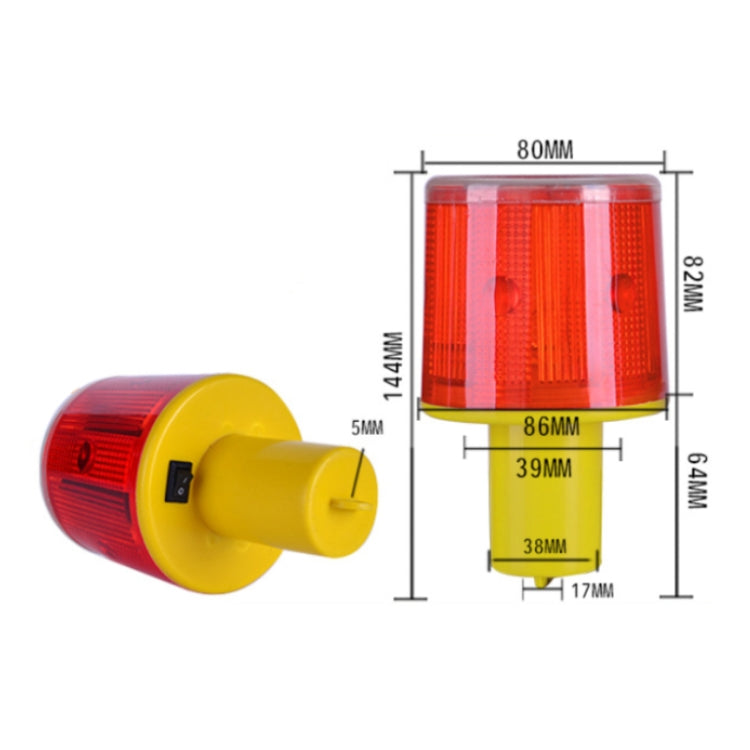 Night Solar Warning Construction Safety Warn Flash Lights Signal Light(Crude) - Warning Lights by PMC Jewellery | Online Shopping South Africa | PMC Jewellery | Buy Now Pay Later Mobicred