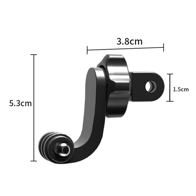TELESIN Centered Universal Bend Arm Sports Camera Accessories For GoPro HERO11 Black / HERO9 Black / DJI Osmo Action 3 - Holder by PMC Jewellery | Online Shopping South Africa | PMC Jewellery | Buy Now Pay Later Mobicred