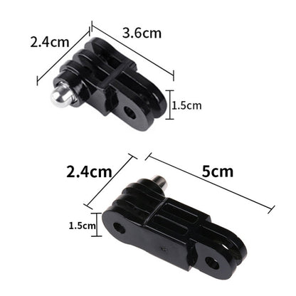 Same Direction Short Adapter TELESIN Screw Adapter Adjustment Arm For GoPro Hero12 Black / Hero11/10 /9 /8 /7 /6 /5, Insta360 Ace / Ace Pro, DJI Osmo Action 4 and Other Action Cameras -  by PMC Jewellery | Online Shopping South Africa | PMC Jewellery