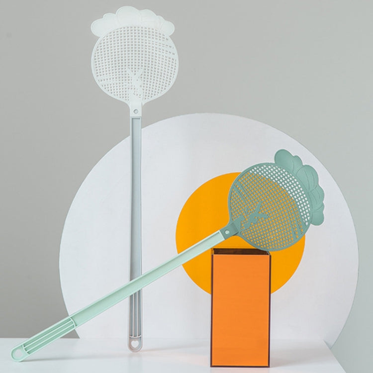 Summer Plastic Fly Swatter Flycatcher, Style:Lollipop Pattern(Dark Light Gray) - Fly Swatter by PMC Jewellery | Online Shopping South Africa | PMC Jewellery | Buy Now Pay Later Mobicred