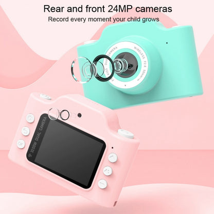 C2-JXJR Children 24MP WiFi Fun Cartoon HD Digital Camera Educational Toys, Style:Camera + 32GB TF(Pink) - Children Cameras by PMC Jewellery | Online Shopping South Africa | PMC Jewellery | Buy Now Pay Later Mobicred