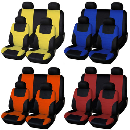 Universal Car Seat Cover Personality Stitching Automotive Chairs Protective Sleeve Cloth Automobile Seats Covers(Orange) - Seat Accessories by PMC Jewellery | Online Shopping South Africa | PMC Jewellery | Buy Now Pay Later Mobicred
