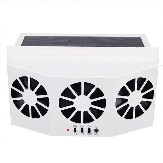 Solar Car Radiator Energy Saving Environmental Protection Detoxification Deodorization Radiator(White) - Heating & Fans by PMC Jewellery | Online Shopping South Africa | PMC Jewellery