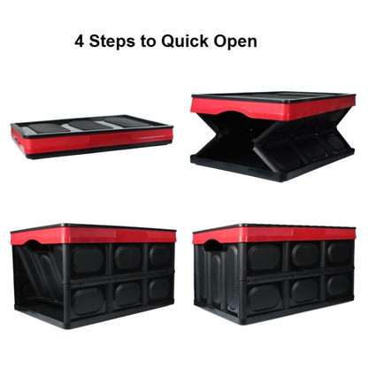 Car Trunk Storage Box Foldable Car Plastic Storage Box, Size:L(Black) - Stowing Tidying by PMC Jewellery | Online Shopping South Africa | PMC Jewellery | Buy Now Pay Later Mobicred