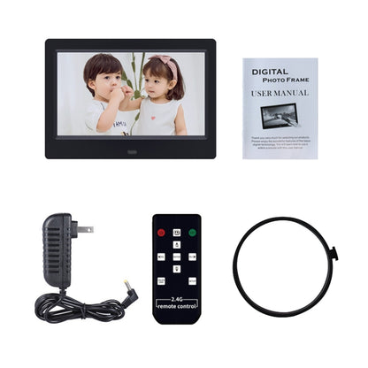 DPF-706-2.4G 7 inch Digital Photo Frame LED Wall Mounted Advertising Machine, Plug:US Plug(Black) - 1.5-7.0 inch by PMC Jewellery | Online Shopping South Africa | PMC Jewellery | Buy Now Pay Later Mobicred