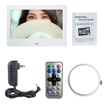 DPF-706 7 inch Digital Photo Frame LED Wall Mounted Advertising Machine, Plug:UK Plug(White) - 1.5-7.0 inch by PMC Jewellery | Online Shopping South Africa | PMC Jewellery | Buy Now Pay Later Mobicred