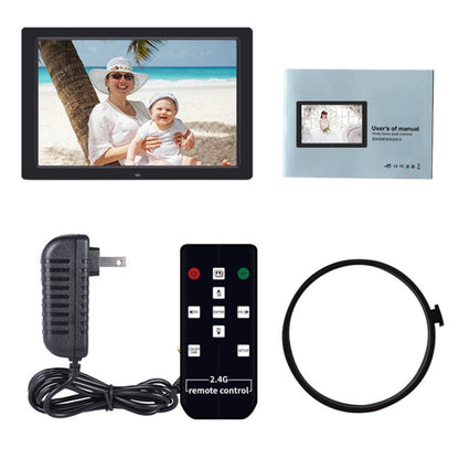 DPF-1201 12 inch 1280x800 Resolution Wall Mounted Advertising Machine LCD Electronic Photo Frame, Plug:AU Plug(Black) - 11-15 inch by PMC Jewellery | Online Shopping South Africa | PMC Jewellery | Buy Now Pay Later Mobicred