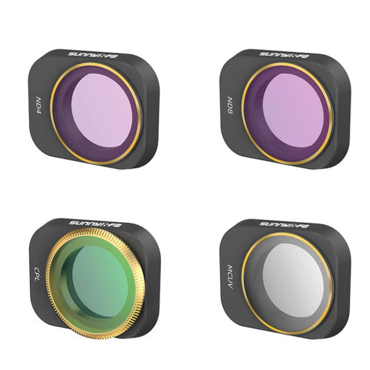4 PCS / Set MCUV+CPL+ND4+ND8 Sunnylife MM3-FI411 For Mini 3 Pro Adjustable Filter - Mavic Lens Filter by Sunnylife | Online Shopping South Africa | PMC Jewellery | Buy Now Pay Later Mobicred