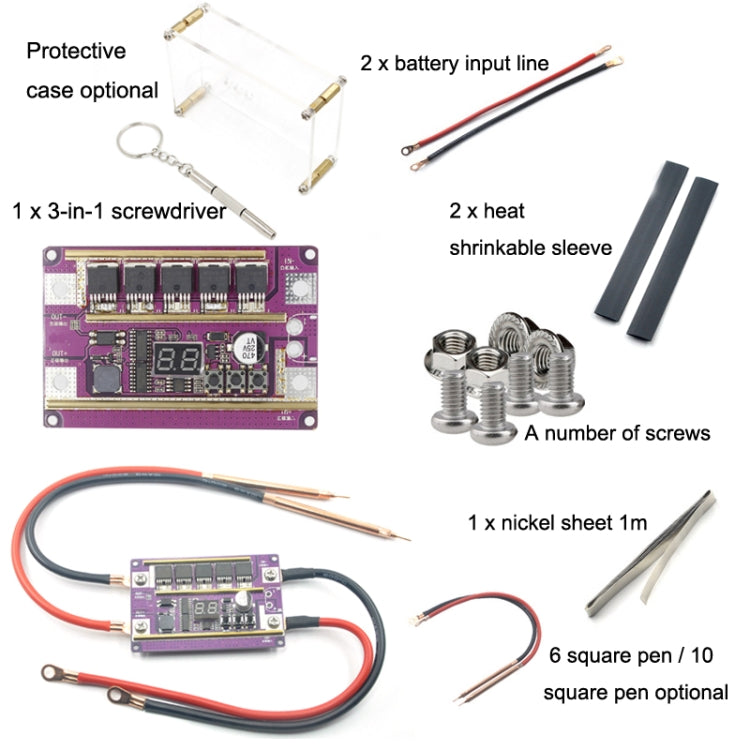 Lead-Acid Battery Version 12V Digital Display DIY Battery Spot Welding Machine Pen Control, Style:Main Board - Others by PMC Jewellery | Online Shopping South Africa | PMC Jewellery