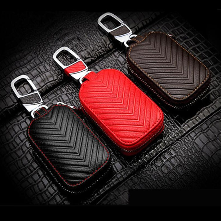 Multifunctional Hook Up Leather Car Key Bag(Black) - Car Key Cases by PMC Jewellery | Online Shopping South Africa | PMC Jewellery | Buy Now Pay Later Mobicred