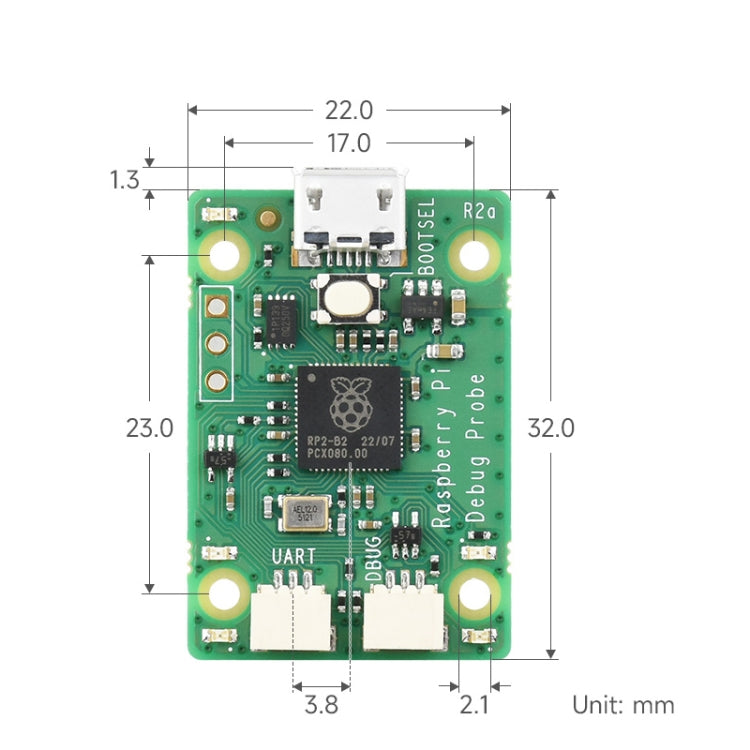 Waveshare For Raspberry Pi USB Debug Probe Module - Modules Expansions Accessories by WAVESHARE | Online Shopping South Africa | PMC Jewellery | Buy Now Pay Later Mobicred