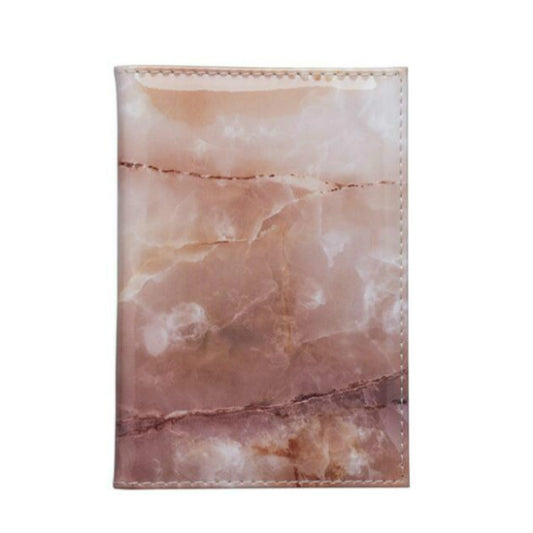 Colorful Marble Style Waterproof Passport Holder Ticket Holder(Brown) - Card & Passport Bags by PMC Jewellery | Online Shopping South Africa | PMC Jewellery