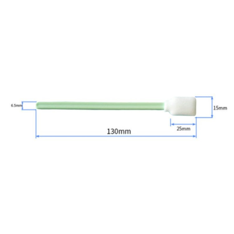 100 Sticks Inkjet Sponge Flat Head Cleaning Wipe Industrial Rod, Size:13cm(5 inch Small Wide Sponge Head) - Sponges, Cloths & Brushes by PMC Jewellery | Online Shopping South Africa | PMC Jewellery