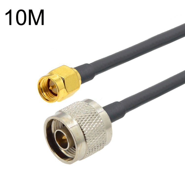 SMA Male to N Male RG58 Coaxial Adapter Cable, Cable Length:10m - Connectors by PMC Jewellery | Online Shopping South Africa | PMC Jewellery | Buy Now Pay Later Mobicred