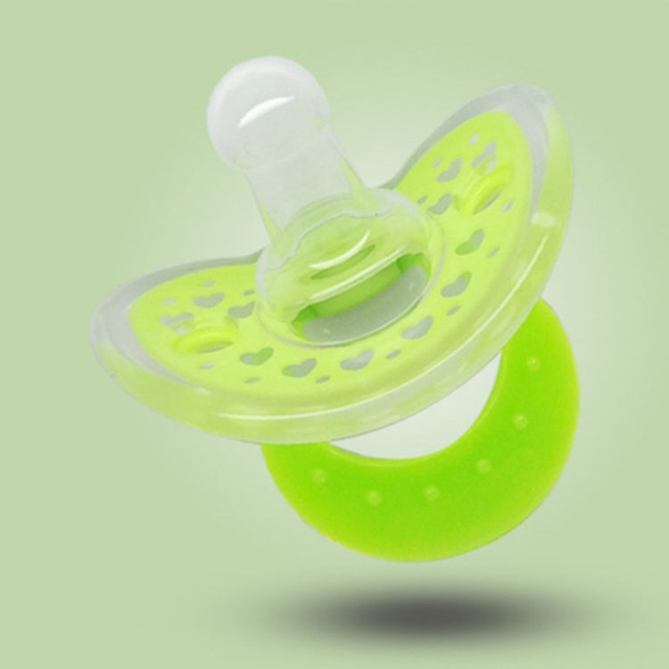 Baby Child Silicone Soft Round Head  Resistant to Tearing  Sleepy Pacifier(Fresh Green) - Cups & Silicone Nipple by PMC Jewellery | Online Shopping South Africa | PMC Jewellery