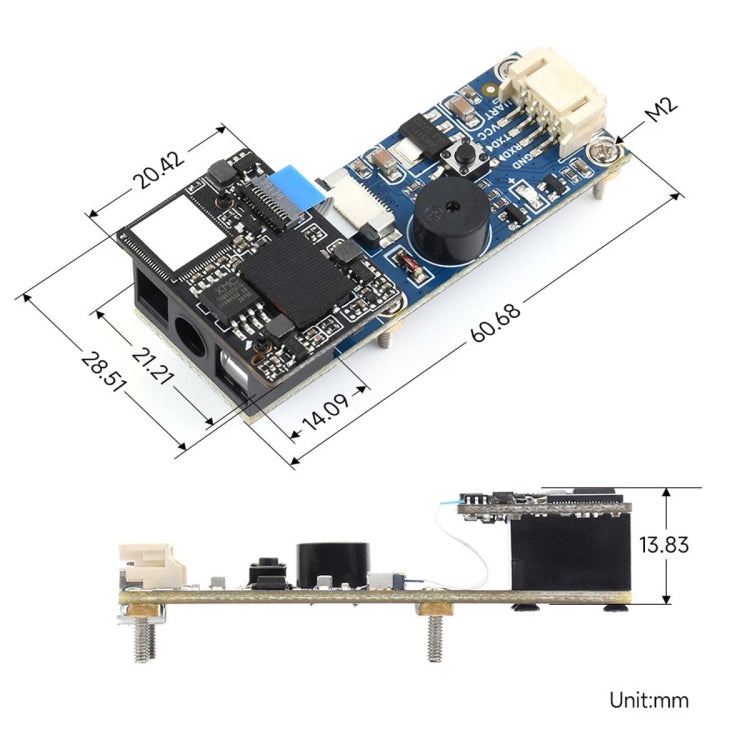 Waveshare 2D Codes Scanner Module Supports 4mil High-density Barcode Scanning,23962 - Modules Expansions Accessories by Waveshare | Online Shopping South Africa | PMC Jewellery | Buy Now Pay Later Mobicred