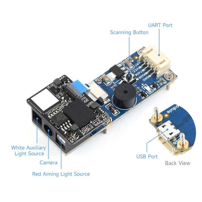 Waveshare 2D Codes Scanner Module Supports 4mil High-density Barcode Scanning,23962 - Modules Expansions Accessories by Waveshare | Online Shopping South Africa | PMC Jewellery | Buy Now Pay Later Mobicred