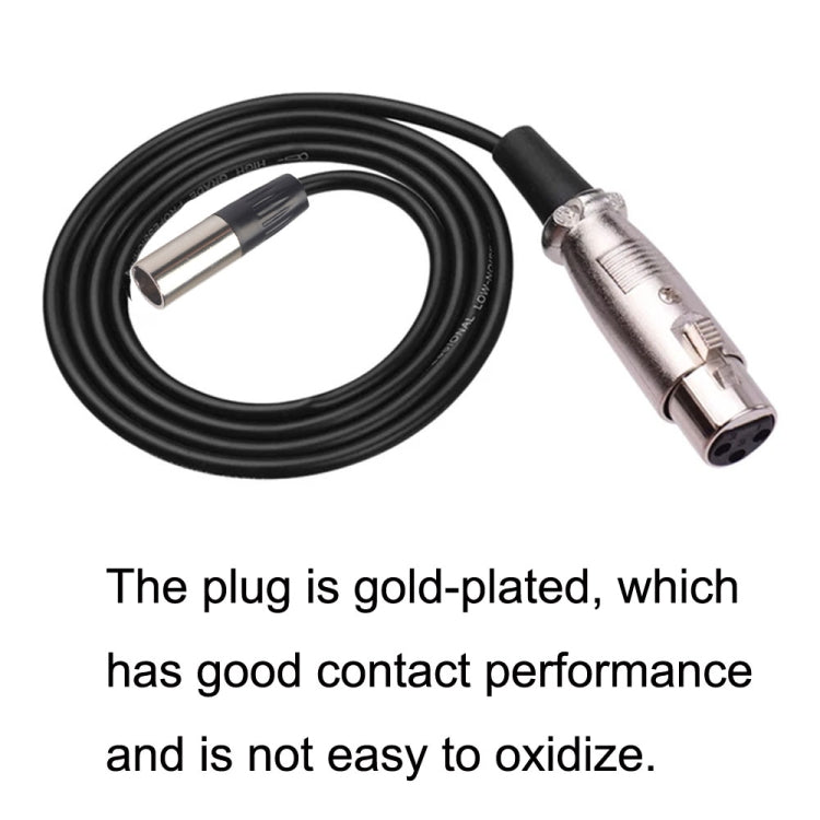 Xlrmini Caron Female To Mini Male Balancing Cable For 48V Sound Card Microphone Audio Cable, Length:5m - Microphone Audio Cable & Connector by PMC Jewellery | Online Shopping South Africa | PMC Jewellery | Buy Now Pay Later Mobicred