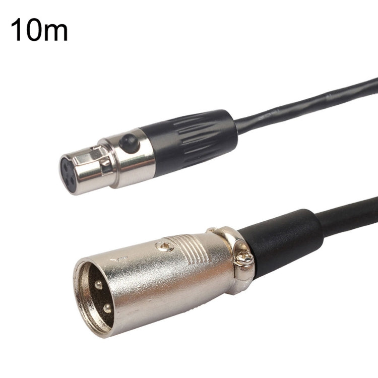 Xlrmini Caron Female To Mini Male Balancing Cable For 48V Sound Card Microphone Audio Cable, Length:10m - Microphone Audio Cable & Connector by PMC Jewellery | Online Shopping South Africa | PMC Jewellery | Buy Now Pay Later Mobicred