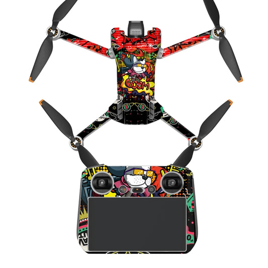 Full Surround Style Waterproof  Sticker For DJI Mini 3 Pro RC With Screen Version(Mn3-13) - Stickers by PMC Jewellery | Online Shopping South Africa | PMC Jewellery | Buy Now Pay Later Mobicred
