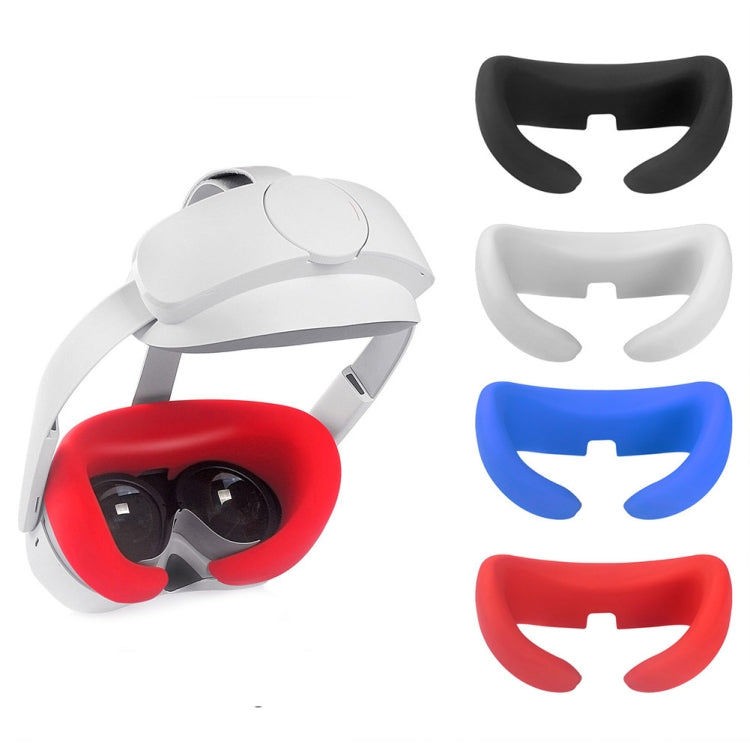 For Pico Neo 4 Silicone VR Glasses Eye Mask Face Eye Pad(White) - VR Accessories by PMC Jewellery | Online Shopping South Africa | PMC Jewellery | Buy Now Pay Later Mobicred