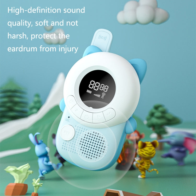 K22 Children Voice Transmission Walkie-Talkie Handheld Wireless Communication Outdoor Parent-Child Interactive Educational Toys, Style: Without Battery(Cat) - Children by PMC Jewellery | Online Shopping South Africa | PMC Jewellery | Buy Now Pay Later Mobicred