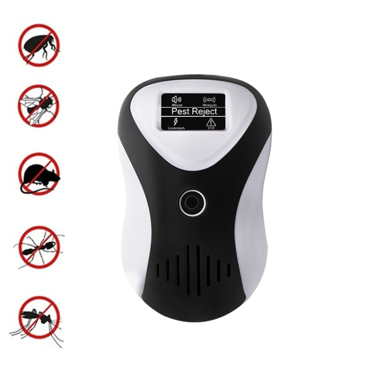 Ultrasonic Multifunctional Mouse Repeller Energy-Saving Silent Insect Repeller, Plug Type:UK Plug(Black White) - Repellents by PMC Jewellery | Online Shopping South Africa | PMC Jewellery | Buy Now Pay Later Mobicred