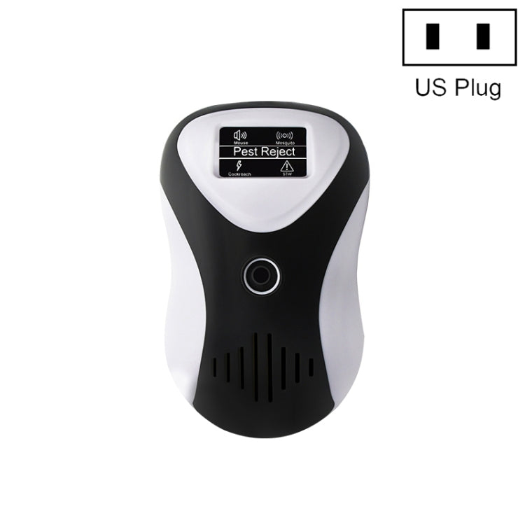 Ultrasonic Multifunctional Mouse Repeller Energy-Saving Silent Insect Repeller, Plug Type:US Plug(Black White) - Repellents by PMC Jewellery | Online Shopping South Africa | PMC Jewellery | Buy Now Pay Later Mobicred