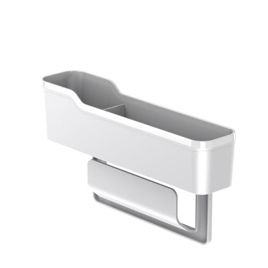 Car Seat Crevice Storage Box Multifunctional Removable Storage Box, Size: Long Type(Pure White) - Stowing Tidying by PMC Jewellery | Online Shopping South Africa | PMC Jewellery | Buy Now Pay Later Mobicred