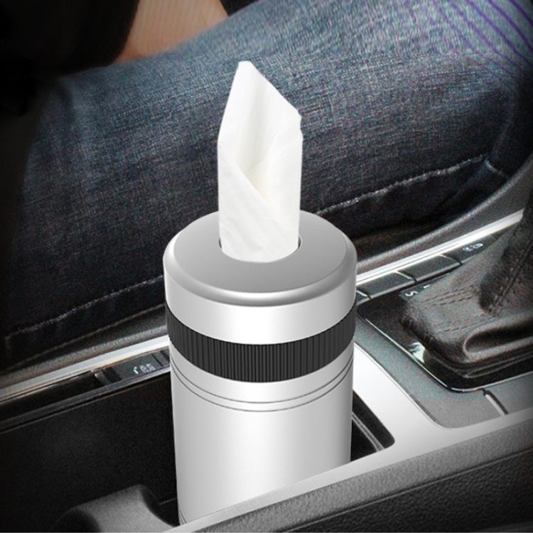 BEN.JACK Vehicle Tissue Container Multifunctional Decorative Items(Silver) - Stowing Tidying by BEN.JACK | Online Shopping South Africa | PMC Jewellery | Buy Now Pay Later Mobicred