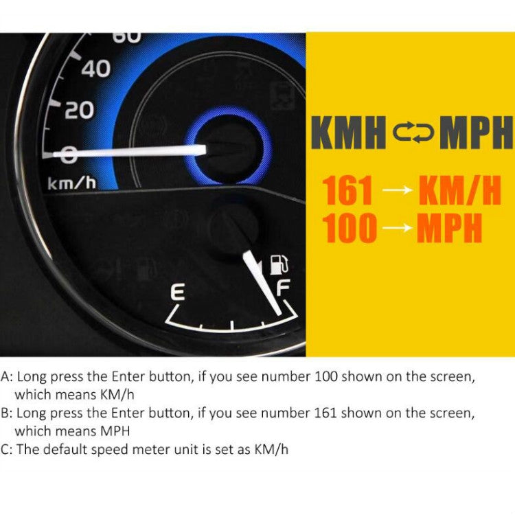 Kingneed C60 3inch Car HUD Head-up Display Car Speed Meter Universal Projection GPS Satellite Speed Measurement(Black) - Head Up Display System by Kingneed | Online Shopping South Africa | PMC Jewellery | Buy Now Pay Later Mobicred