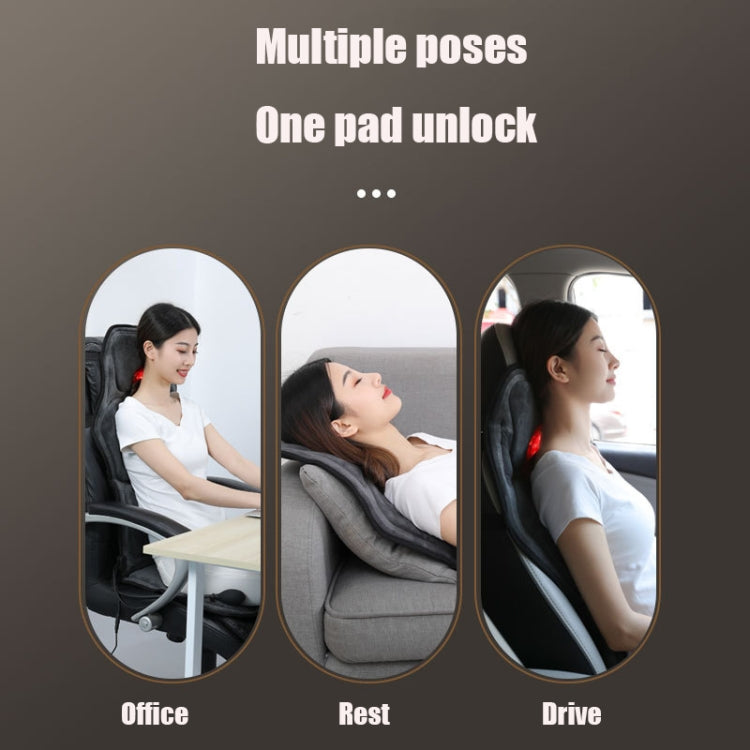 YJ-308 Car Massager Cervical Spine Neck Waist Car Home Heating Whole Body Multifunctional Massage Mat, Specification: Classic Version - Seat Accessories by PMC Jewellery | Online Shopping South Africa | PMC Jewellery | Buy Now Pay Later Mobicred