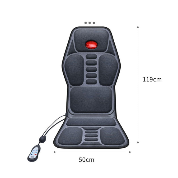 YJ-308 Car Massager Cervical Spine Neck Waist Car Home Heating Whole Body Multifunctional Massage Mat, Specification: Premium Edition - Seat Accessories by PMC Jewellery | Online Shopping South Africa | PMC Jewellery | Buy Now Pay Later Mobicred