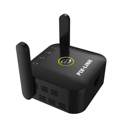 PIX-LINK WR22 300Mbps Wifi Wireless Signal Amplification Enhancement Extender, Plug Type:EU Plug(Black) - Wireless Routers by PIX-LINK | Online Shopping South Africa | PMC Jewellery | Buy Now Pay Later Mobicred