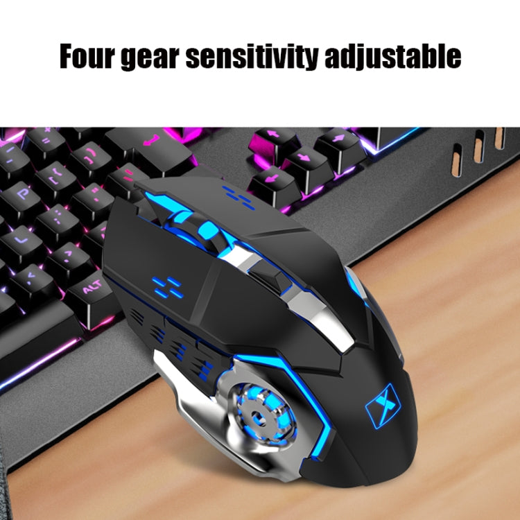 K680 RGB Rechargeable Gaming Wireless Keyboard and Mouse Set(Black) - Wireless Keyboard by PMC Jewellery | Online Shopping South Africa | PMC Jewellery | Buy Now Pay Later Mobicred