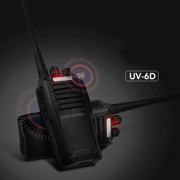 Baofeng BF-UV6D Civil Hotel Outdoor Construction Site Mobile High-power Walkie-talkie, Plug Specifications:AU Plug - Handheld Walkie Talkie by Baofeng | Online Shopping South Africa | PMC Jewellery | Buy Now Pay Later Mobicred